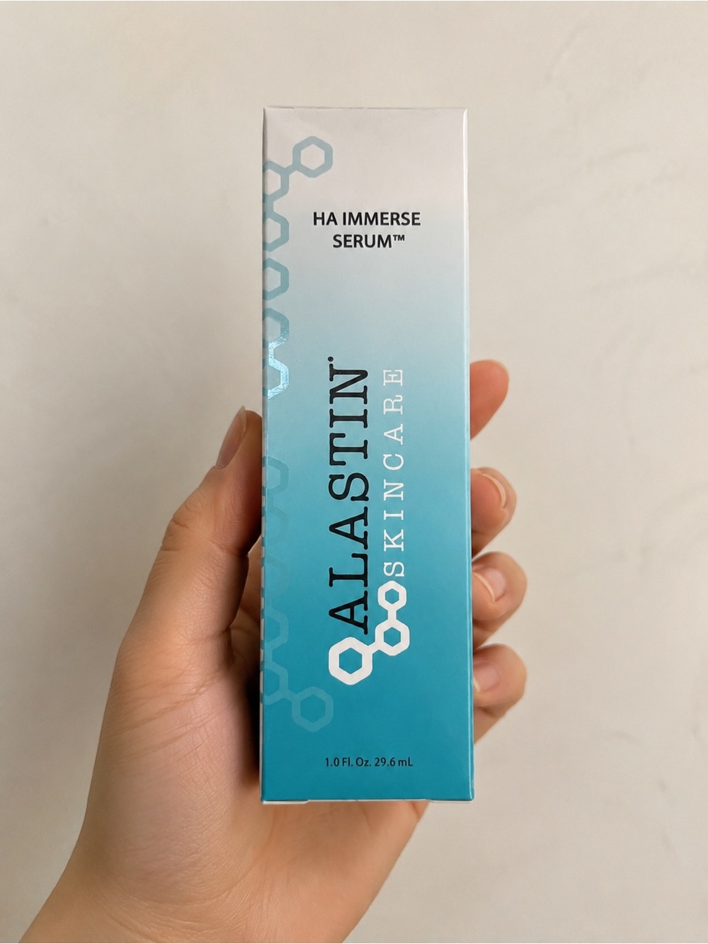 Alastin HA Immerse Serum - Aqua Blue Box